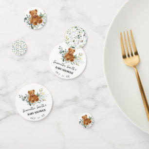 Ecología del Oso Eucalyptus Baby Shower Confetti