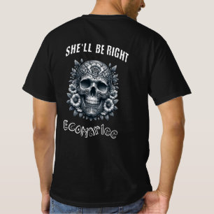 EcoMarlee Ella será la camiseta del cráneo derecho