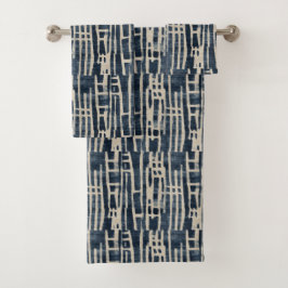 Ecos celestiales en japonés de paños Shibori