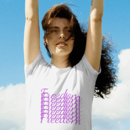 Ecos de camiseta de la libertad