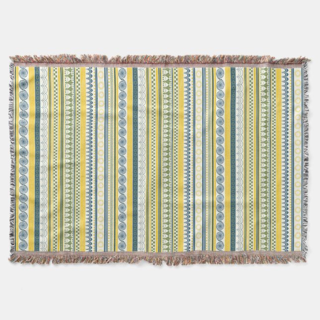 Ecos de Knossos: Una manta de hilo inspirada en la (Anverso)