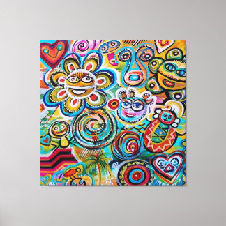 Ecos de Taino y Vejigantes - Arte de Galina Can