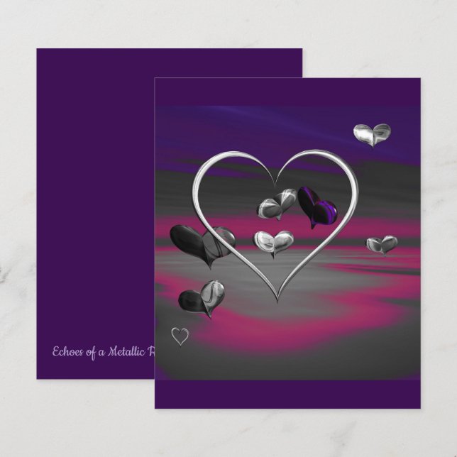 Ecos de una hoja de papel metálico de romance (Anverso / Reverso)