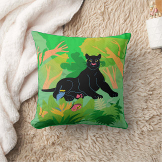 "Ecos del Bosque: Almohada Verde con el Encanto
