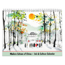 Ecos Modernos de China – Calendario de Tinta y Cul