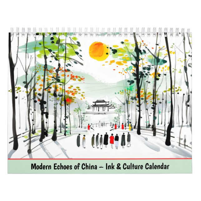 Ecos Modernos de China – Calendario de Tinta y Cul (Tapa)