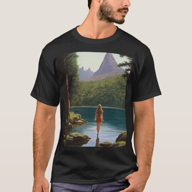 EcoVibes: Camiseta gráfica inspirada en la natural (Anverso)