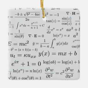 Ecuaciones del ornamento de la matemáticas y de l