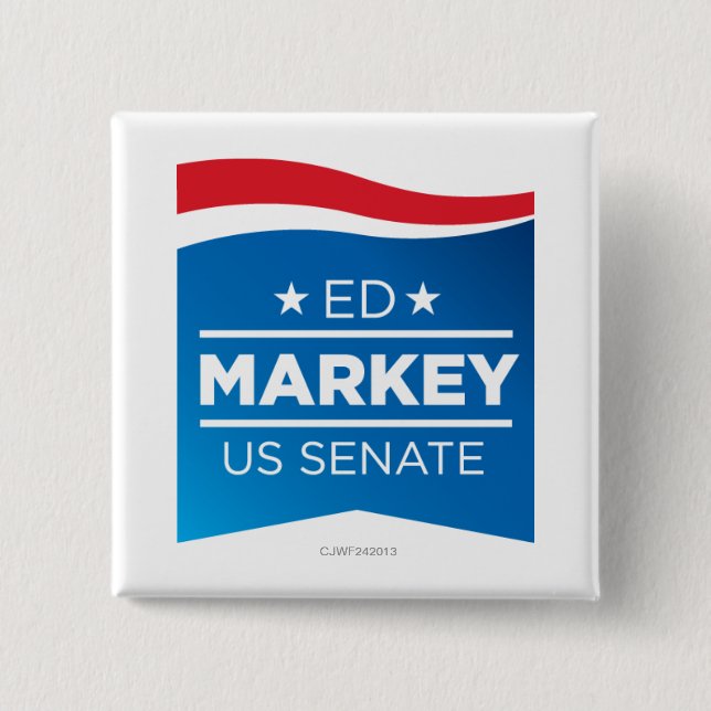 Ed Markey para el botón del senador (Anverso)