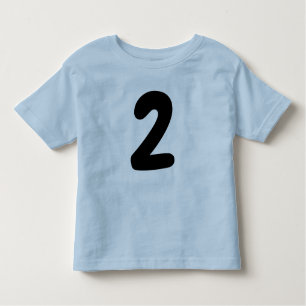 EDAD 2 TODDLER 2ª Camiseta DE CUMPLEAÑOS