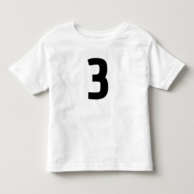 EDAD 3 TRES JERSEY T-SHIRT (Anverso)