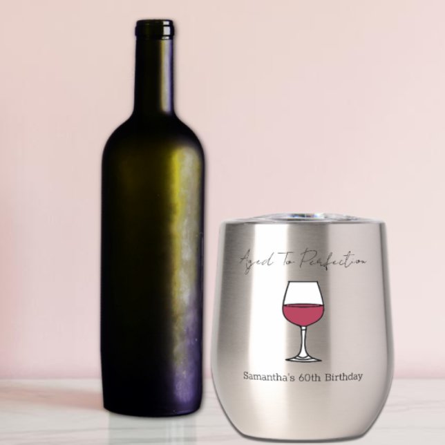 Edad A Perfección Vino 60 cumpleaños (Subido por el creador)