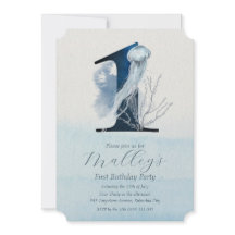 Edad de las medusas oceánicas Número 1 Invitación
