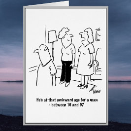 Edad incómoda para un hombre.