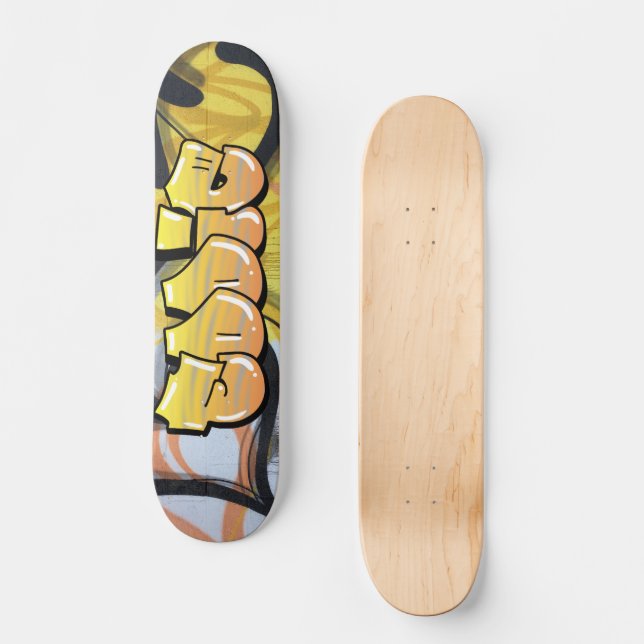 Eddie Graffiti Personalizado Skateboard personaliz (Anverso)