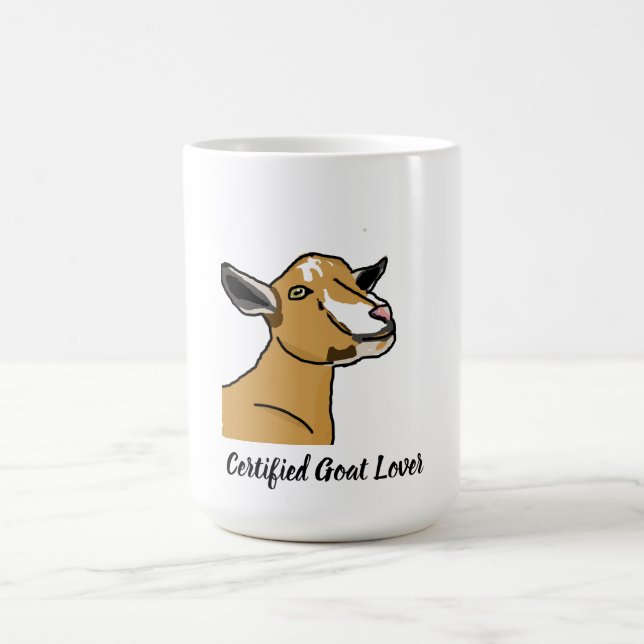 (Eddie) taza certificada del amante de la cabra (Centro)