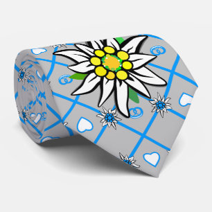 Edelweiss en corbata negra