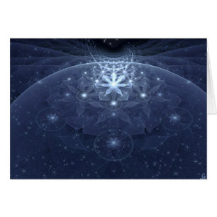 Edelweiss florece arte del fractal