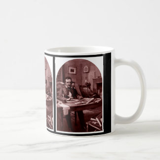 Edgar Allan Poe, ilustracion restauró la taza 4