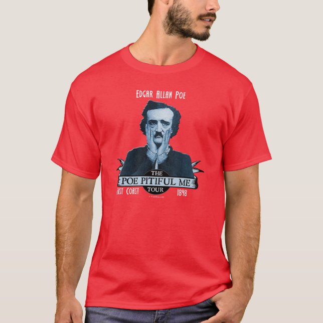 Edgar Allan "Poe lamentable yo" camisa del viaje (Anverso)