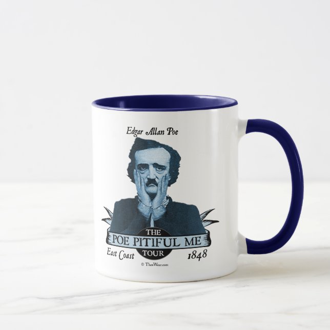 Edgar Allan "Poe lamentable yo" taza del viaje (Derecha)