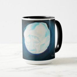 Edgar Allan Poe "para la luna nunca emite." Taza