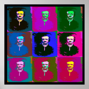 Edgar Allan Poe Pop Art Posters & Impresiones