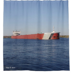 Edgar B. Cortina de ducha de altavoz