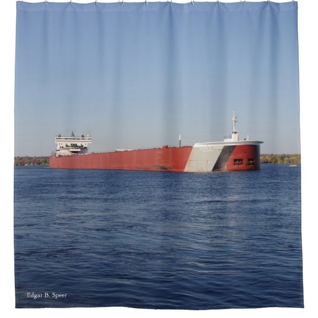 Edgar B. Cortina de ducha de altavoz (Anverso)