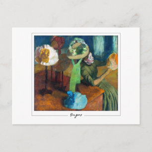 Edgar Degas #12-2 - Tarjeta postal de arte fino