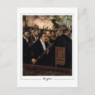 Edgar Degas #12 - Tarjeta postal de arte fino