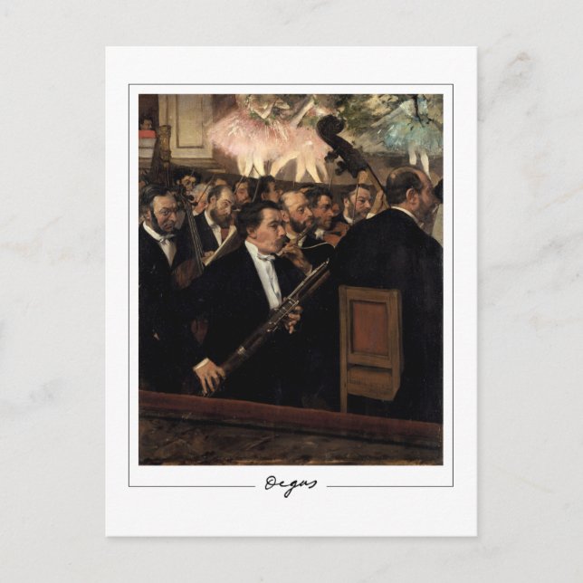 Edgar Degas #12 - Tarjeta postal de arte fino (Anverso)