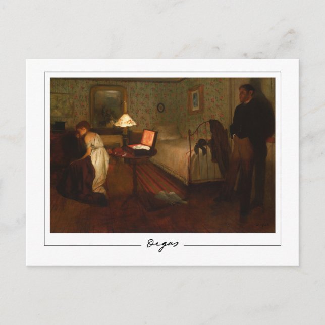 Edgar Degas #13 - Tarjeta postal de arte fino (Anverso)
