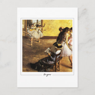 Edgar Degas #152-2 - Tarjeta postal de arte fino