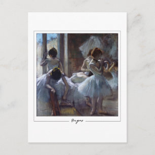 Edgar Degas #1 - Tarjeta postal de arte fino