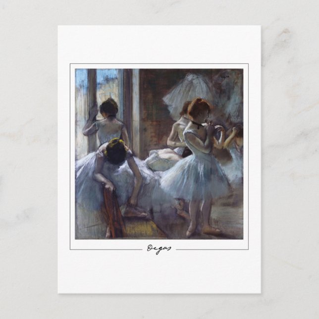 Edgar Degas #1 - Tarjeta postal de arte fino (Anverso)