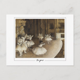 Edgar Degas #22-2 - Tarjeta postal de arte fino