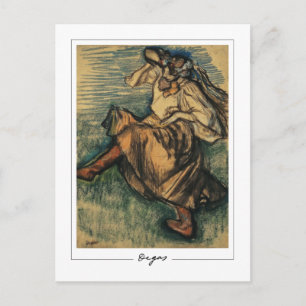 Edgar Degas #285-2 - Tarjeta postal de arte fino