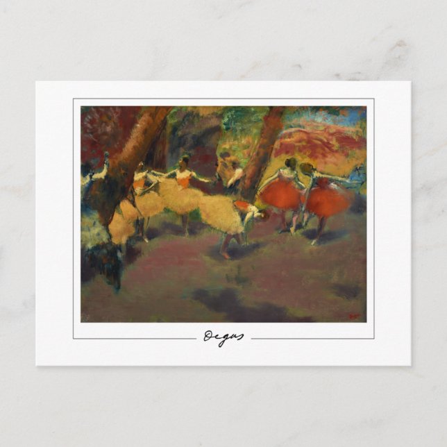 Edgar Degas #28-2 - Postal Bella Artes (Anverso)