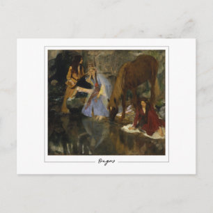 Edgar Degas #32 - Tarjeta postal de arte fino