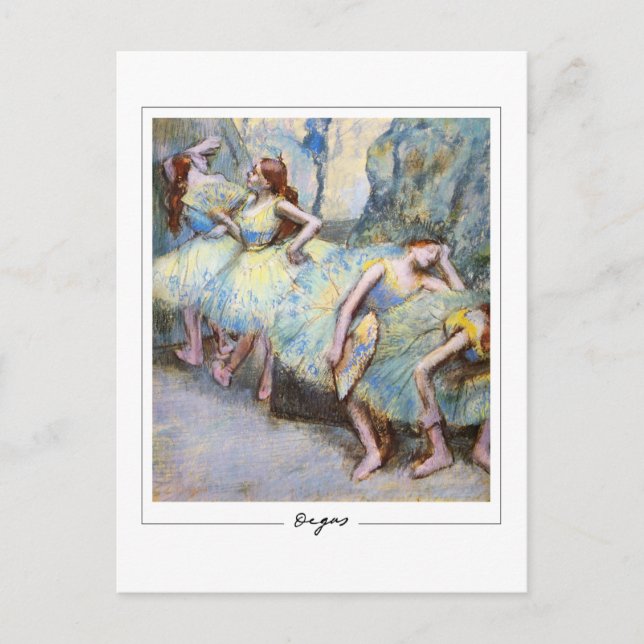 Edgar Degas #337-2 - Postales Bellas Artes (Anverso)
