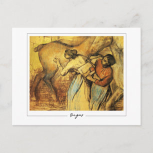 Edgar Degas #341-2 - Tarjeta postal de arte fino