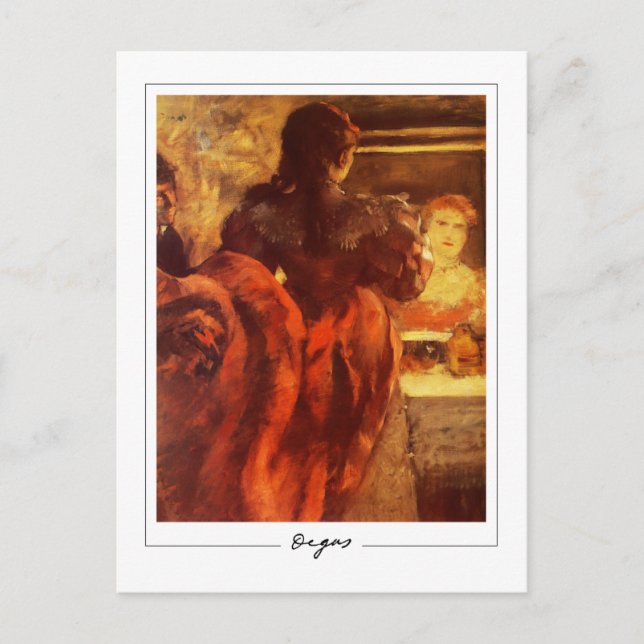 Edgar Degas #399-2 - Tarjeta postal de arte fino (Anverso)