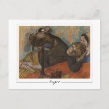 Edgar Degas #408-2 - Tarjeta postal de arte fino