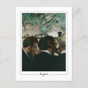 Edgar Degas #5-2 - Postal Bella Artes