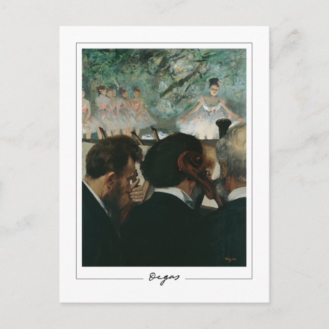 Edgar Degas #5-2 - Postal Bella Artes (Anverso)