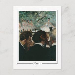 Edgar Degas #5-2 - Tarjeta postal de arte fino