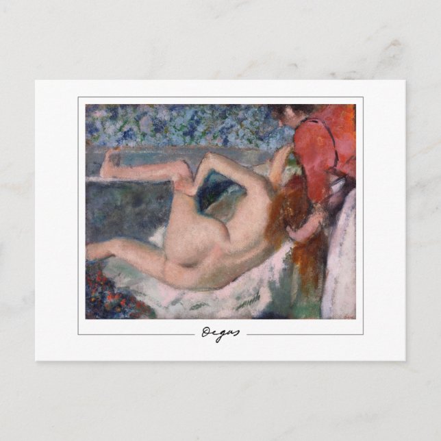Edgar Degas #5 - Tarjeta postal de arte fino (Anverso)