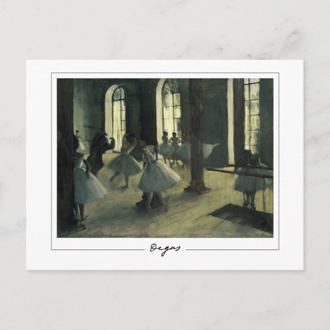 Edgar Degas #7-2 - Tarjeta postal de arte fino (Anverso)