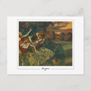 Edgar Degas #9 - Tarjeta postal de arte fino
